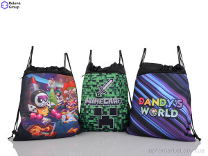 Рюкзак-мішок унісекс N647-3 mix Reluna Group мікс  оптом от Optomarket