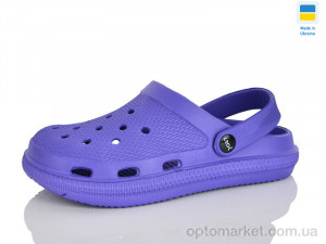 Крокси жіночі N98 індіго Krok фіолетовий  оптом от Optomarket