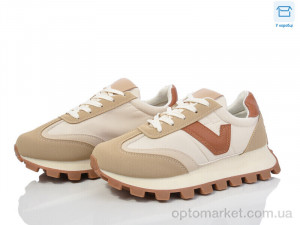Кросівки жіночі NAA009-2 Girnaive бежевий оптом от Optomarket