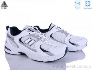 Кросівки чоловічі NB640-7 шкіра піна Stilli білий  оптом от Optomarket