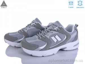 Кросівки чоловічі NB650-8 шкіра піна Stilli сірий  оптом от Optomarket