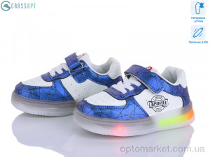 Кросівки дитячі NC61-1 navy LED Apawwa білий оптом от Optomarket