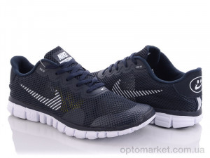 Кросівки чоловічі Nike Free 3.0 navy Nike синій  оптом от Optomarket