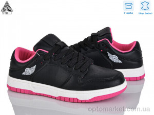 Кросівки жіночі NK10-7 шкіра піна Stilli чорний оптом от Optomarket