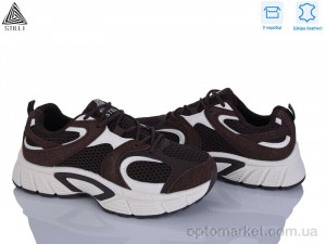Кросівки жіночі NK100-8 шкіра Stilli коричневий  оптом от Optomarket