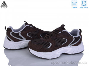 Кросівки жіночі NK110-9 шкіра Stilli коричневий  оптом от Optomarket