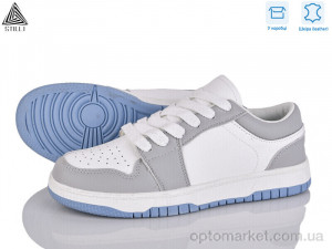 Кросівки жіночі NK20-26 шкіра піна Stilli сірий оптом от Optomarket