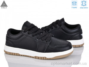 Кросівки жіночі NK20-4 шкіра піна Stilli чорний оптом от Optomarket