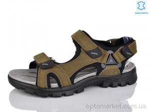 Сандалі чоловічі NML25041 brown Restime коричневий оптом от Optomarket