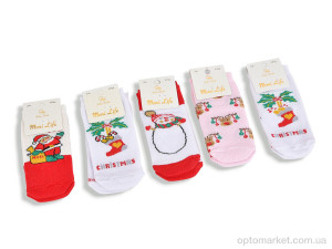 Шкарпетки дитячі Носки Новий Рік (0-4) mix MoniLife мікс  оптом от Optomarket