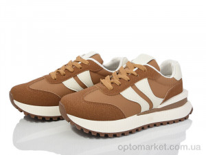 Кросівки жіночі NT0205-1 Loretta коричневий оптом от Optomarket