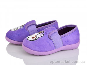 Капці дитячі NT301-1 Bella kids фіолетовий  оптом от Optomarket