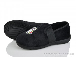 Капці дитячі NT302 Bella kids чорний  оптом от Optomarket