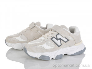 Кросівки дитячі OK601-3M Kim Up бежевий  оптом от Optomarket