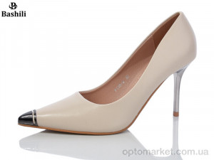 Туфлі жіночі P135-3 Башили бежевий  оптом от Optomarket