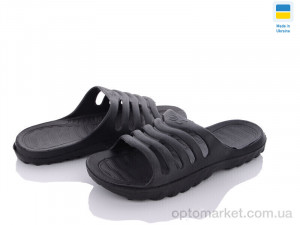 Шльопанці чоловічі П18 чорний DS чорний  оптом от Optomarket