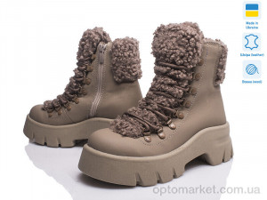 Черевики жіночі Paradize T 555 капуч шк з(37-40) Paradize бежевий  оптом от Optomarket