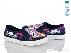 Сліпони дитячі Paris 363-289 синій Waldi синій оптом от Optomarket