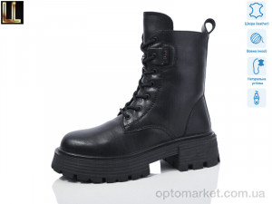 Черевики жіночі PAS150-1Z Lilin чорний  оптом от Optomarket