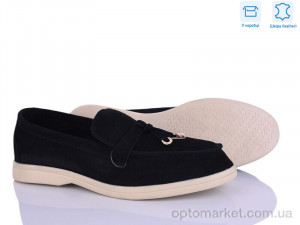 Туфлі жіночі PL22-1 Lemon чорний оптом от Optomarket