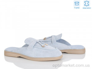 Сабо жіночі PL25-7 Lemon блакитний  оптом от Optomarket