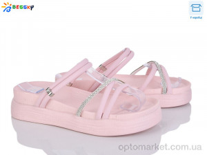 Шльопанці жіночі PL4796-4 E.C.Shine рожевий  оптом от Optomarket