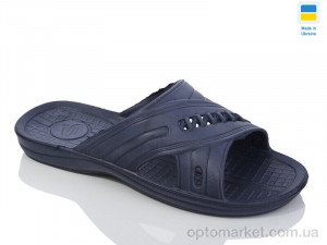 Шльопанці чоловічі Плетінка синій Progress синій  оптом от Optomarket