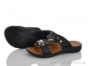 Шльопанці дитячі Polomax-A чорний Polomax чорний  оптом от Optomarket