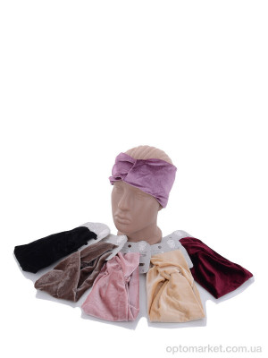 Пов'язка жіночі Повязка  PV9 mix Blue Rose мікс  оптом от Optomarket