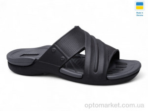 Шльопанці дитячі ПП16 чорно-сірий DS сірий  оптом от Optomarket