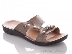 Шльопанці дитячі PPolomax-A-fistashka Demur сірий  оптом от Optomarket