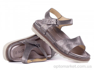 Босоніжки жіночі Prime 141000 бронзовий Prime бронзовий  оптом от Optomarket