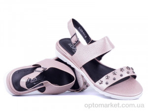 Босоніжки жіночі Prime 141507 пудра Prime рожевий  оптом от Optomarket