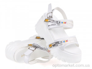 Босоніжки жіночі Prime 150156 білий Prime білий  оптом от Optomarket