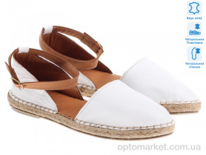 Босоніжки жіночі Prime 171689 белый Prime білий  оптом от Optomarket