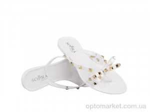 Шльопанці жіночі Prime HX-11 WHITE літо Prime білий  оптом от Optomarket