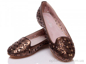 Балетки дитячі Prime N-SHH-L-14262 GOLD Prime золотий  оптом от Optomarket