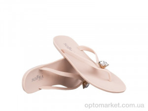 Шльопанці жіночі Prime SL-28 BEIGE літо Prime бежевий  оптом от Optomarket