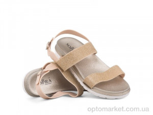Босоніжки жіночі Prime XG-66 GOLD літо Prime золотий  оптом от Optomarket