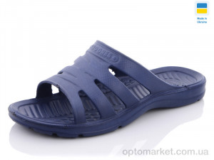 Шльопанці чоловічі Прогресс М новый крабик синие Progress синій  оптом от Optomarket
