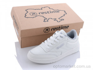 Кросівки жіночі PWB26827 white Restime білий  оптом от Optomarket