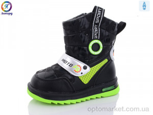 Черевики дитячі PWS237-B1 Леопард чорний  оптом от Optomarket