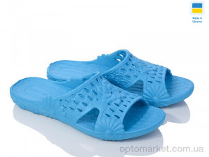 Шльопанці жіночі ПЖ28 бірюза DS блакитний  оптом от Optomarket