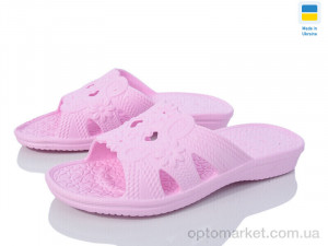 Шльопанці жіночі ПЖ29 пудра DS рожевий оптом от Optomarket