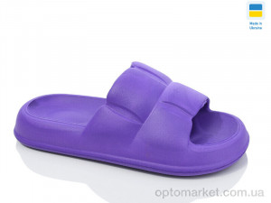 Шльопанці жіночі ПЖ48 фіолет DS фіолетовий оптом от Optomarket