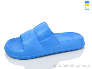 Шльопанці жіночі ПЖ48 синій DS синій оптом от Optomarket