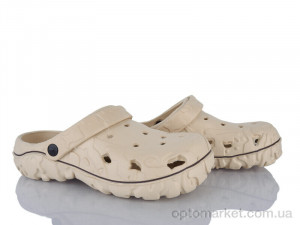 Крокси чоловічі Q13-1 Hongquan бежевий  оптом от Optomarket