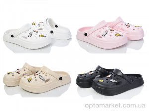 Крокси жіночі Q25 mix Hongquan бежевий  оптом от Optomarket