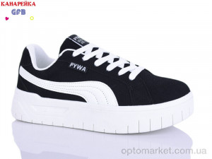 Кросівки жіночі Q543-3 GFB-Канарейка чорний  оптом от Optomarket