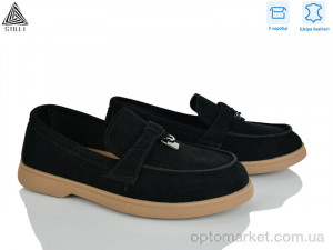 Туфлі жіночі Q80-2 шкіра Stilli чорний оптом от Optomarket